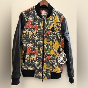 NWT Billionaire Boys Club Camo Print Bomber Wool Jacket Size‎ M